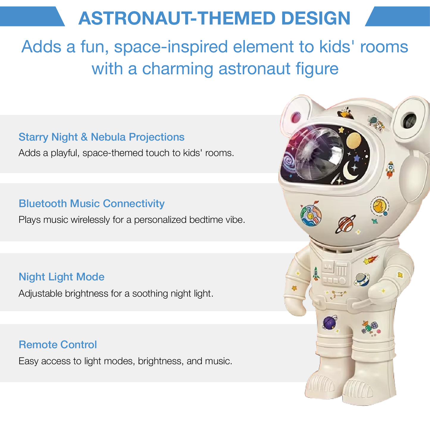 MHT™ Astronaut Galaxy Projector